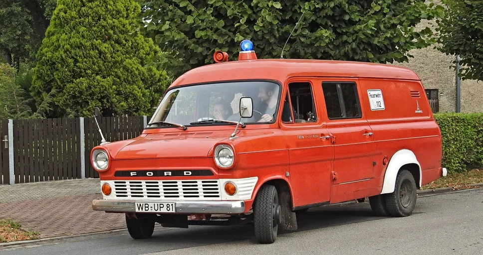 sun square pluto transit - fire truck, fire fighters, ford transit