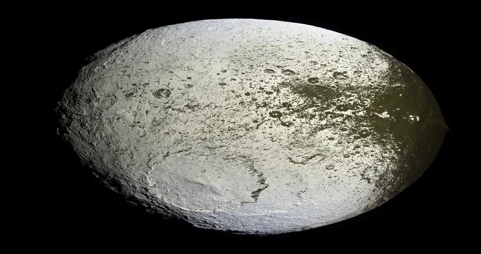 transiting saturn square moon - moon, saturn, iapetus