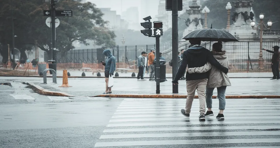 venus conjunct saturn in synastry - couple, pedestrian, rain