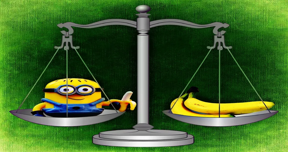 part of fortune in libra - minion, banana, fruit