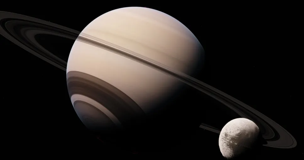 transit saturn conjunct mars - iapetus, saturn, astronomy